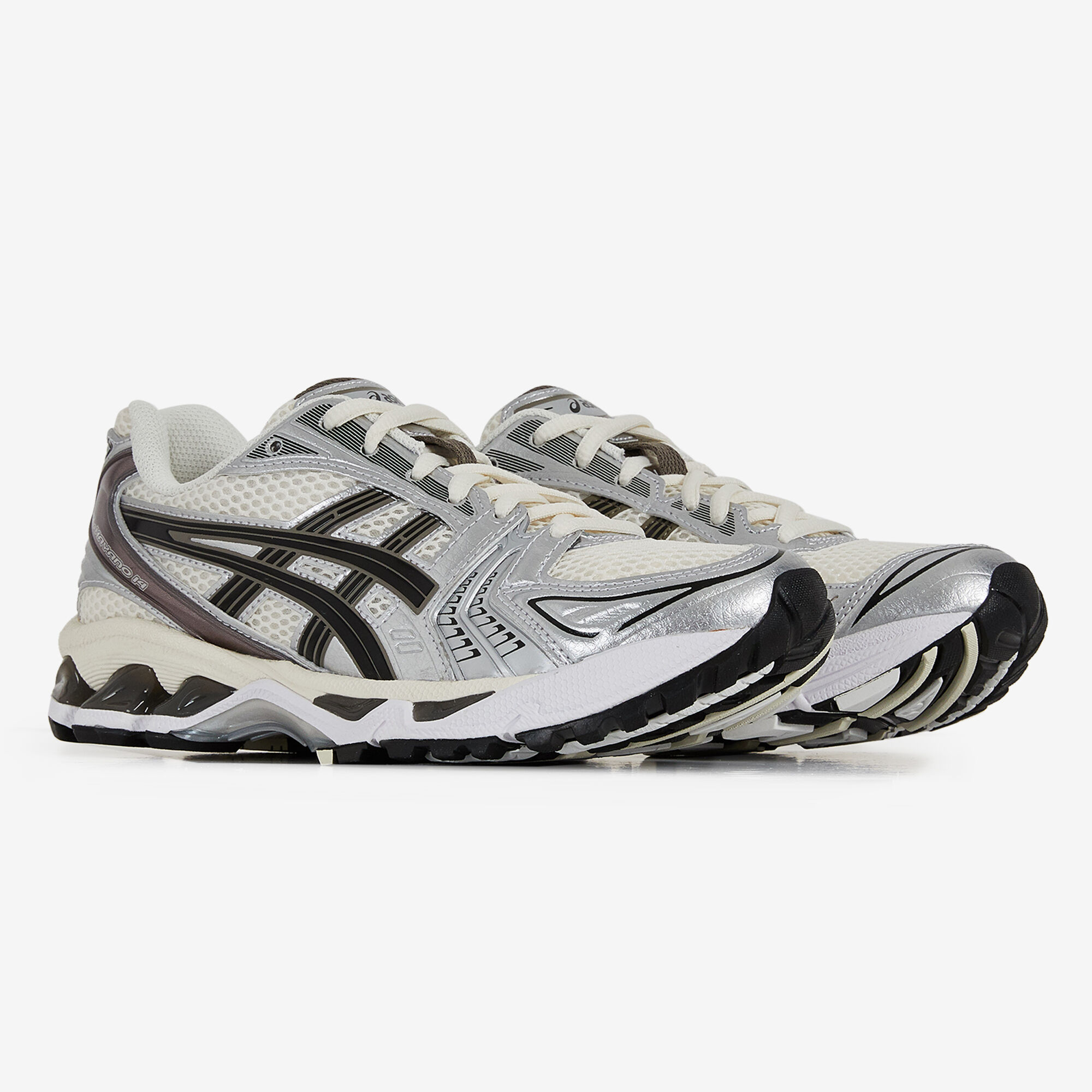 ASICS GEL KAYANO 14 BEIGE MARRON CORDONES MUJER Courir.es