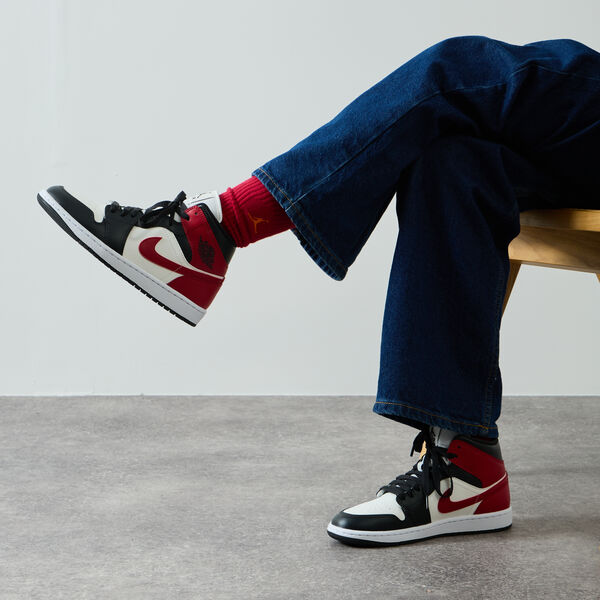 Mid Nike Jordan Rojas Y Negras Sneakers Jordan Retro Rojas Negras