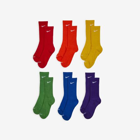 NIKE CHAUSSETTES X6 CREW CUSHION ROJO/AZUL HOMBRE