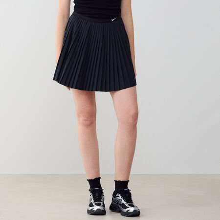 NIKE SKIRT PLEATED NEGRO/BEIGE MUJER