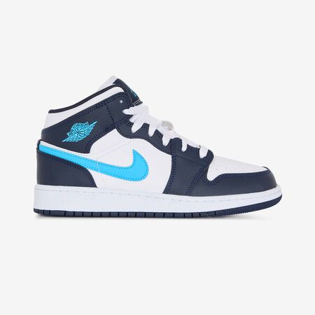JORDAN air jordan 1 AIR JORDAN 1 MID BLANCO/AZUL JUNIOR