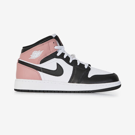 JORDAN AIR JORDAN 1 MID BLANCO/ROSA JUNIOR