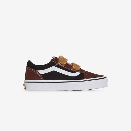 VANS old skool OLD SKOOL V MARRÓN/NEGRO INFANTIL