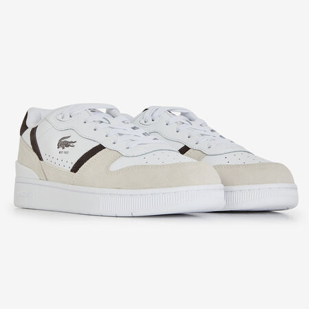 LACOSTE T-CLIP SET BLANCO/MARR&Oacute;N HOMBRE