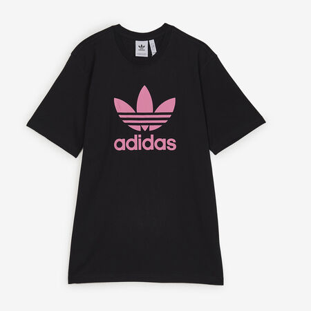 ADIDAS ORIGINALS TEE SHIRT TREFOIL NEGRO/ROSA HOMBRE