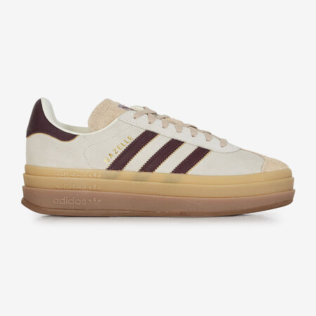 ADIDAS ORIGINALS gazelle GAZELLE BOLD BEIGE/BURDEOS MUJER