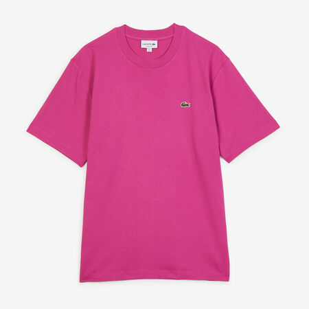 LACOSTE TEE SHIRT CLASSIC SMALL LOGO ROSA HOMBRE