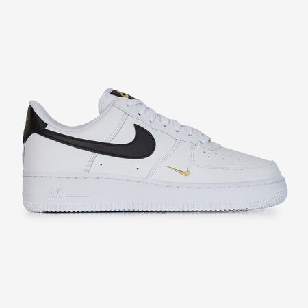 AIR FORCE 1 LOW MINI SWOOSH : BLANCO/NEGRO