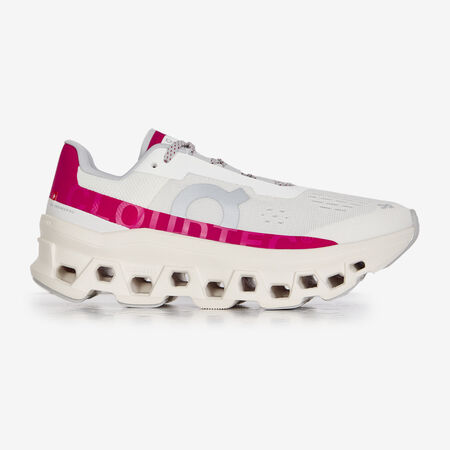 ON RUNNING CLOUDMONSTER BLANCO/ROSA MUJER