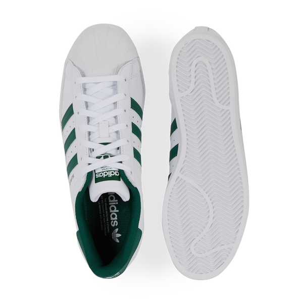 Adidas superstar hotsell blancas y verdes