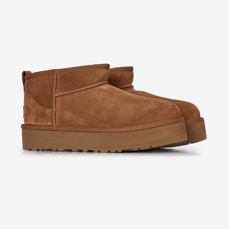 UGG classic mini CLASSIC ULTRA MINI PLATFORM MARRÓN JUNIOR