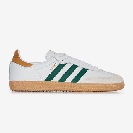 ADIDAS ORIGINALS samba SAMBA OG BLANCO/VERDE HOMBRE