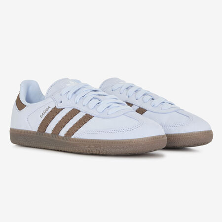 ADIDAS ORIGINALS samba SAMBA OG AZUL/MARR&Oacute;N MUJER