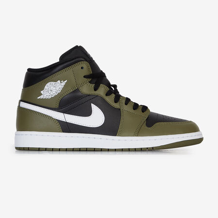 JORDAN 1 MID : NEGRO/CAQUI