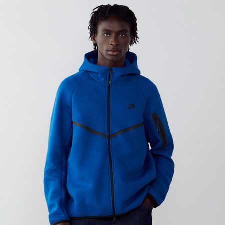 NIKE JACKET TECH FLEECE FZ AZUL/NEGRO HOMBRE