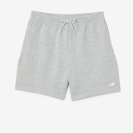 NEW BALANCE SHORT ESSENTIAL SMALL LOGO GRIS/BLANCO HOMBRE