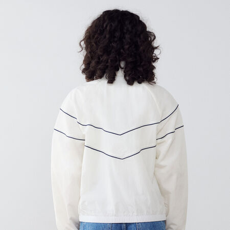 NIKE JACKET TRACKSUIT FZ CRUDO/NEGRO MUJER