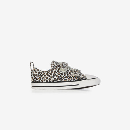 CONVERSE CHUCK TAYLOR ALL STAR OX CF LEOPARD BEIGE/MARRÓN BEBÉ