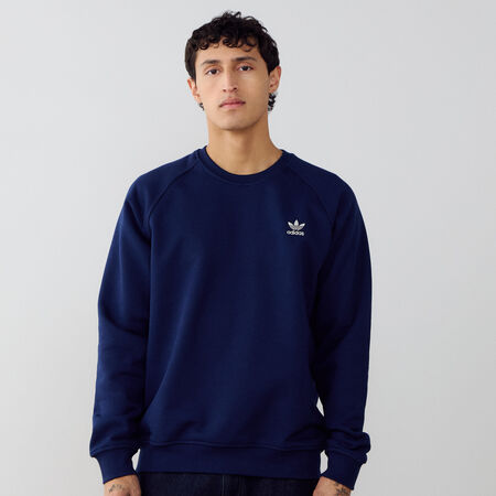 ADIDAS ORIGINALS SWEAT CREW ESSENTIAL TREFOIL AZUL MARINO HOMBRE