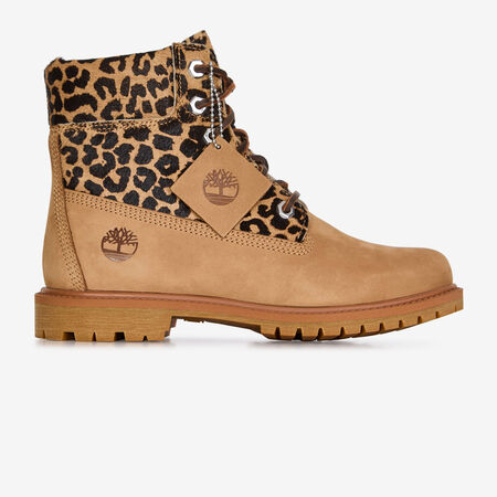 TIMBERLAND 6 inch 6 INCH CHEETAH BEIGE/NEGRO MUJER