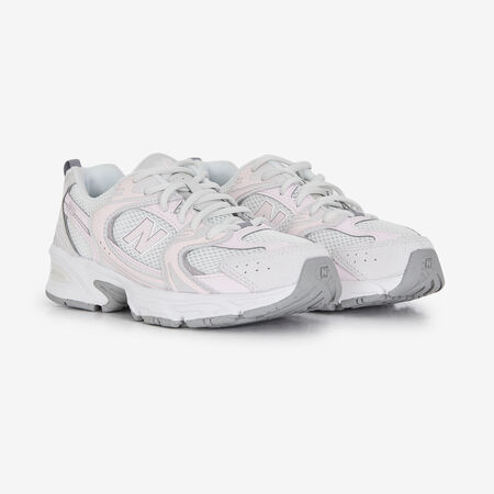 NEW BALANCE 530 530 SUEDE GRIS/ROSA JUNIOR
