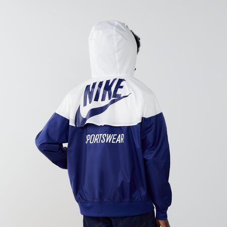 NIKE JACKET FZ GFX WVN NEGRO/BLANCO HOMBRE
