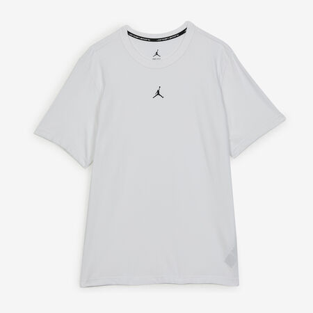 TEE SHIRT CENTERED LOGO : BLANCO/NEGRO