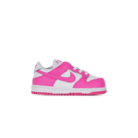NIKE dunk DUNK LOW BLANCO/ROSA BEBÉ