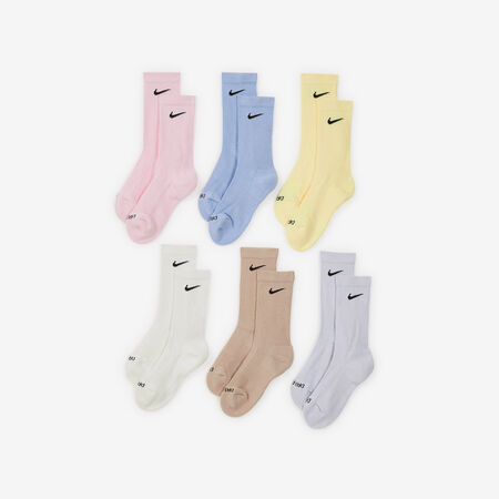 NIKE CHAUSSETTES X6 CUSHION CREW ROSA/BEIGE HOMBRE