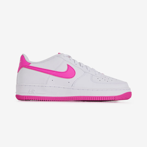 NIKE AIR FORCE LOW BLANC/ROSE CORDONES NIÑOS