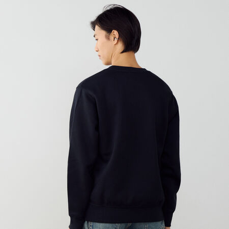 NIKE SWEAT CREW CLUB NEGRO/BLANCO HOMBRE