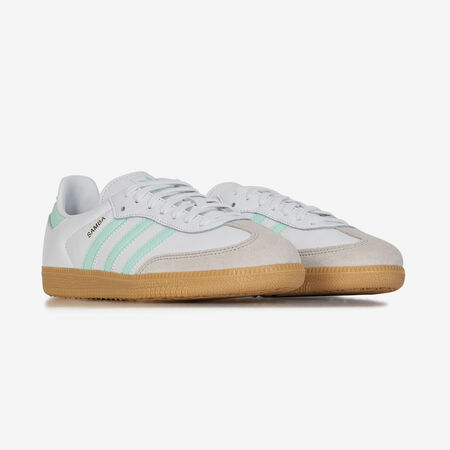 ADIDAS ORIGINALS samba SAMBA OG BLANCO/TURQUESA JUNIOR