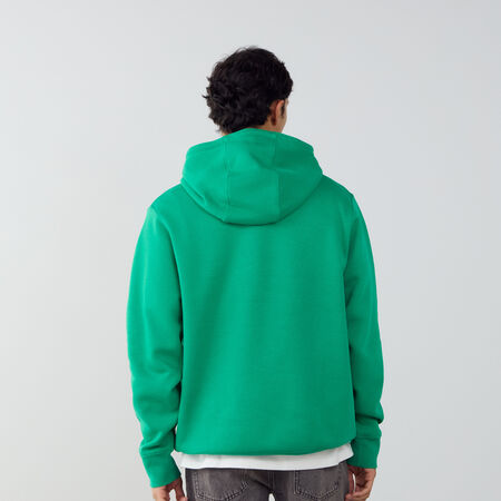 NIKE HOODIE CLUB SMALL LOGO VERDE/BLANCO HOMBRE