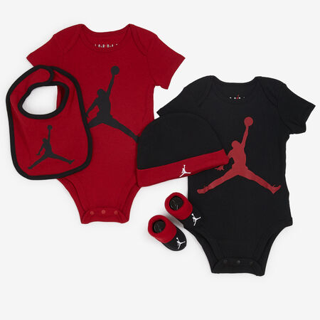 JORDAN 5 PC SET JORDAN CORE ROUGE BEBÉ