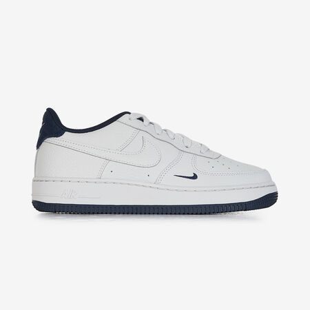 AIR FORCE 1 LOW MINI SWOOSH : GRIS/AZUL