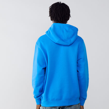 NIKE HOODIE CLUB SMALL LOGO AZUL/BLANCO HOMBRE