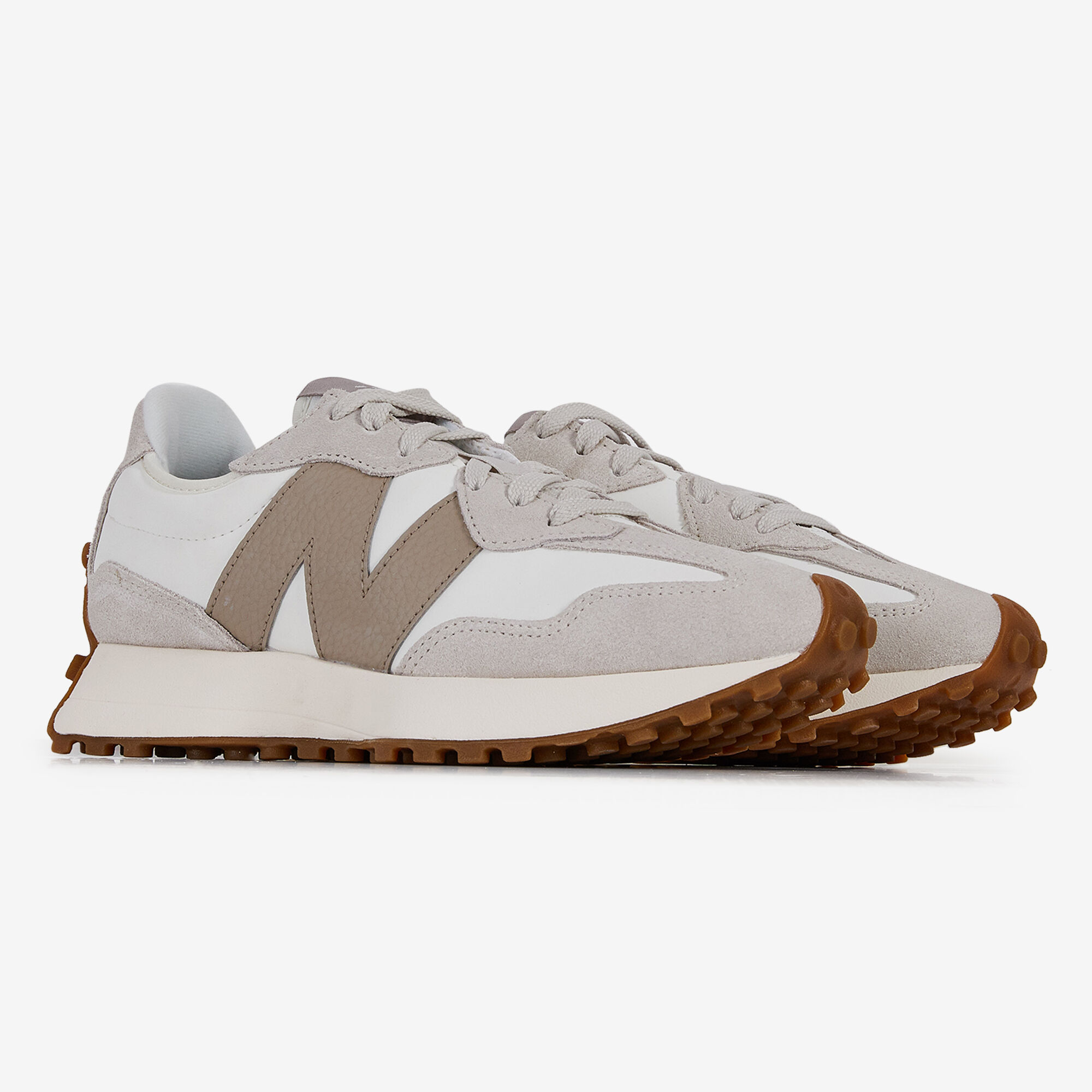 NEW BALANCE 327 BLANCO BEIGE SNEAKERS MUJER Courir.es