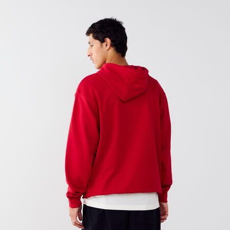 JORDAN HOODIE CENTERED LOGO DRI-FIT ROJO HOMBRE