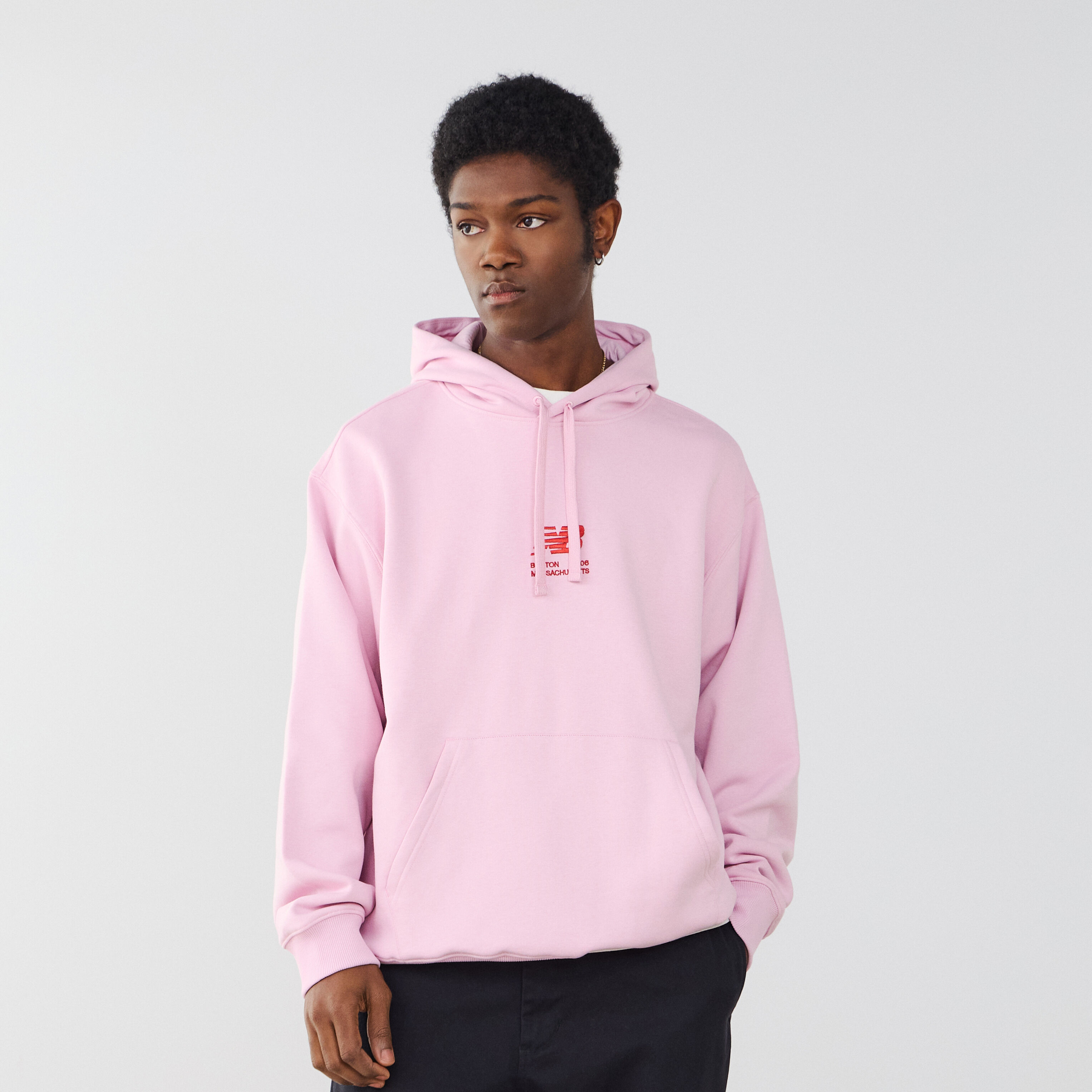 Hoodie rosa hombre hot sale