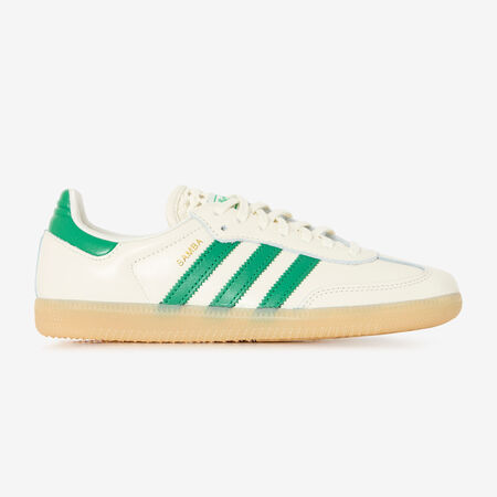 ADIDAS ORIGINALS samba SAMBA OG BEIGE/VERDE MUJER