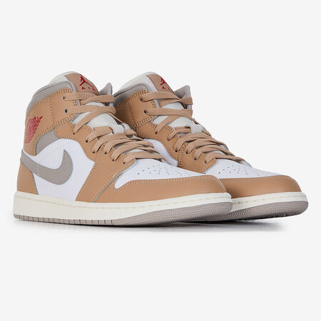 JORDAN air jordan 1 AIR JORDAN 1 MID BLANCO/BEIGE HOMBRE