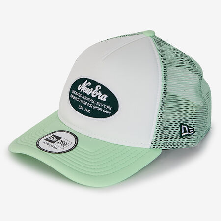NEW ERA TRUCKER NE OVAL FOAM PATCH BLANCO HOMBRE