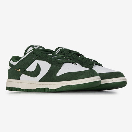 NIKE dunk DUNK LOW SUEDE MINI SWOOSH VERDE/BLANCO MUJER