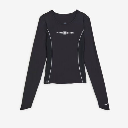 NIKE TOP SHOX LS NEGRO MUJER