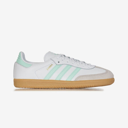 ADIDAS ORIGINALS samba SAMBA OG BLANCO/TURQUESA JUNIOR