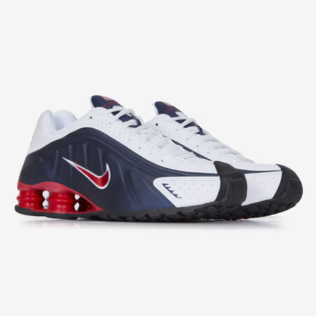 NIKE shox SHOX R4 BLANCO/AZUL MARINO HOMBRE