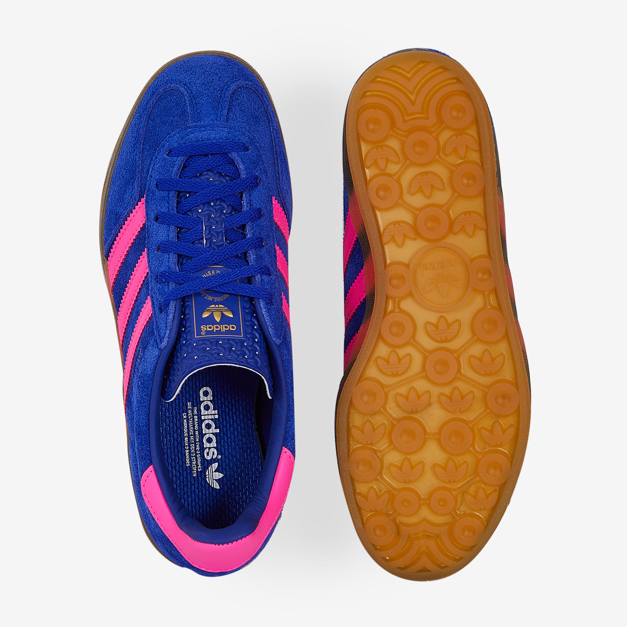 ADIDAS ORIGINALS GAZELLE INDOOR BLEU ROSE CORDONES MUJER Courir.es