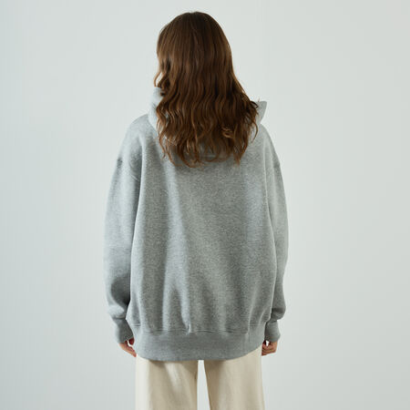NIKE HOODIE PHOENIX LONG OVERSIZED GRIS MUJER
