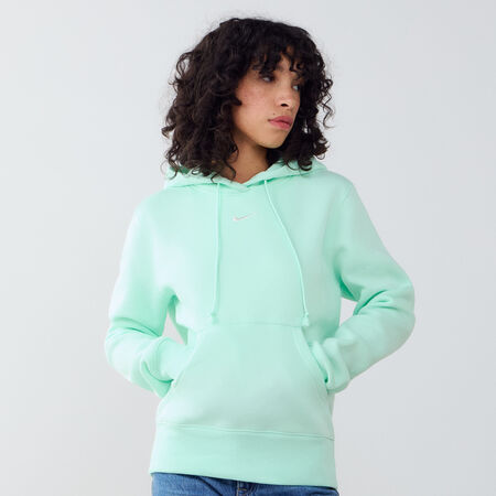 NIKE HOODIE CLUB CENTERED LOGO VERDE MUJER