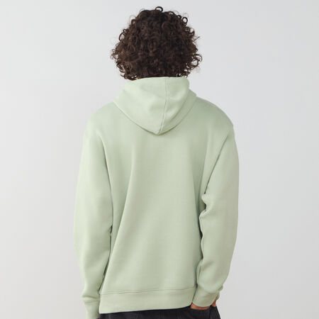 NEW BALANCE HOODIE SMALL LOGO VERDE/BLANCO HOMBRE